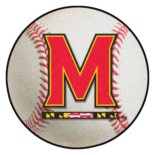 University of Maryland Baseball Mat 27" diameter