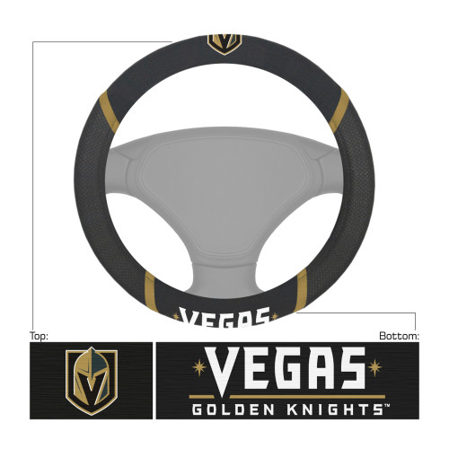 NHL - Vegas Golden Knights Steering Wheel Cover 15"x15"