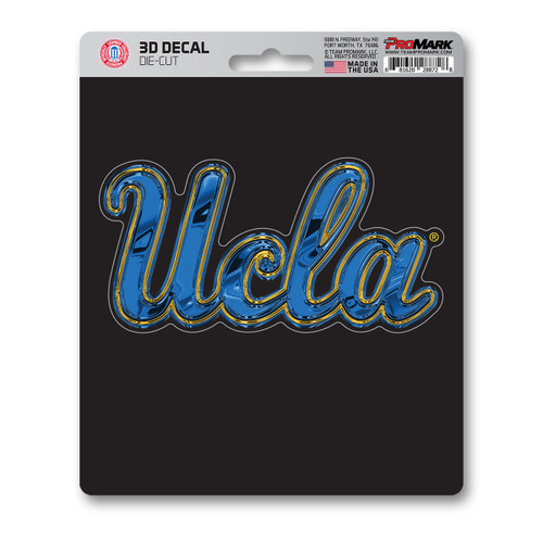 UCLA Bruins 3D Decal "script UCLA" Logo