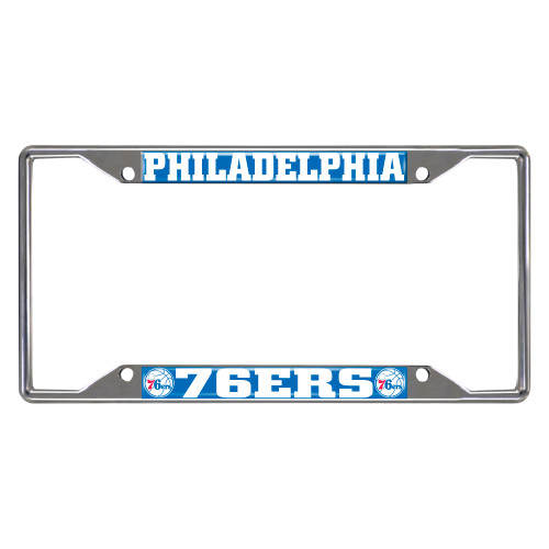 NBA - Philadelphia 76ers License Plate Frame 6.25"x12.25"