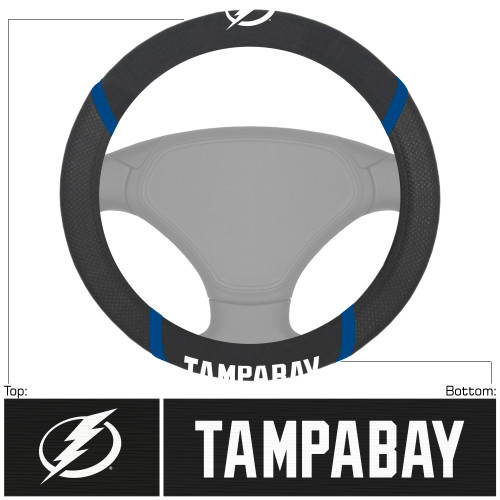 NHL - Tampa Bay Lightning Steering Wheel Cover 15"x15"