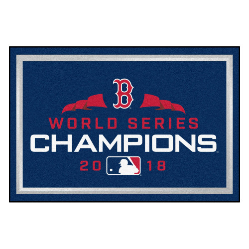 Boston Red Sox 2018 World Series Champions 5x8 Rug