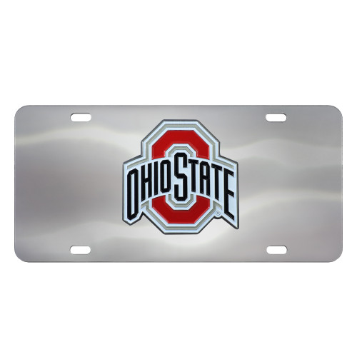 Ohio State University Diecast License Plate 12"x6"