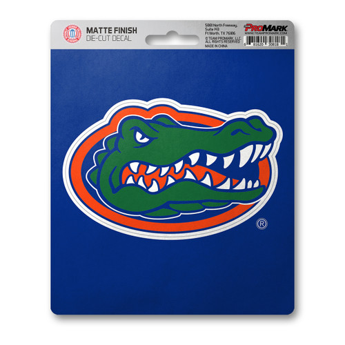 Florida Gators Matte Decal "Gator Head" Logo