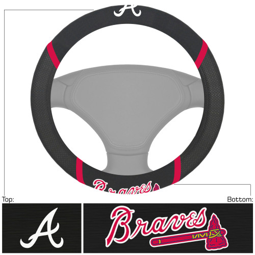 MLB - Atlanta Braves Steering Wheel Cover 15"x15"