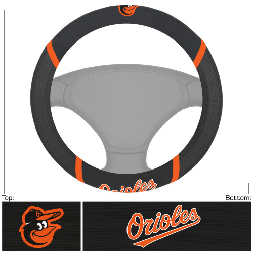 MLB - Baltimore Orioles Steering Wheel Cover 15"x15"