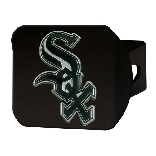 MLB - Chicago White Sox Hitch Cover - Black 3.4"x4"