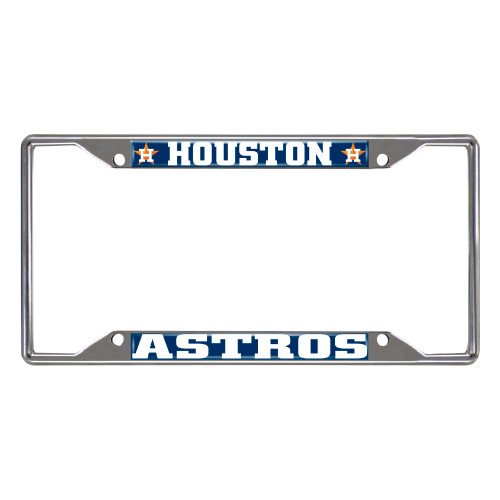MLB - Houston Astros License Plate Frame 6.25"x12.25"