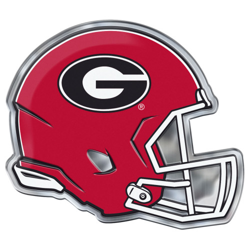University of Georgia - Georgia Bulldogs Embossed Helmet Emblem G Primary Logo Red & Black