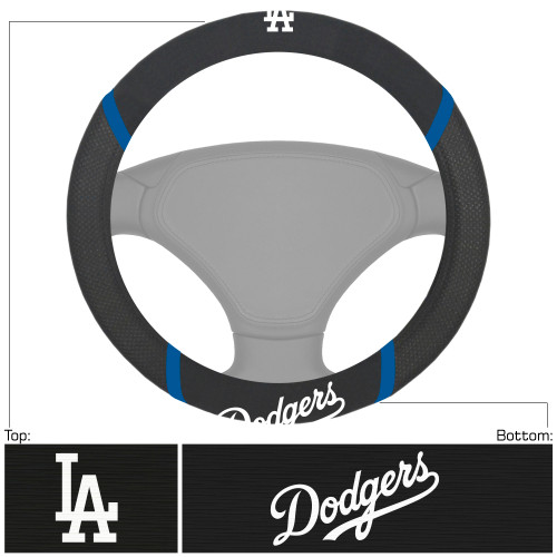 MLB - Los Angeles Dodgers Steering Wheel Cover 15"x15"
