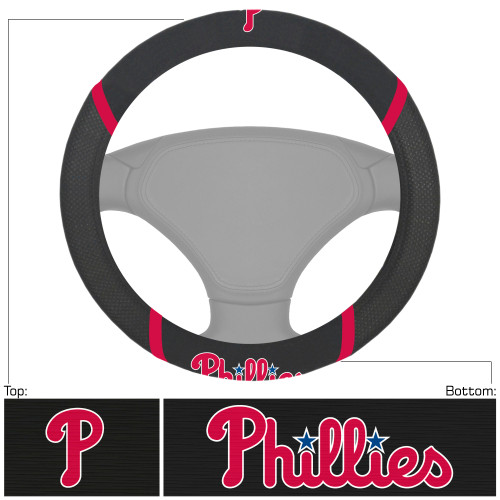 MLB - Philadelphia Phillies Steering Wheel Cover 15"x15"