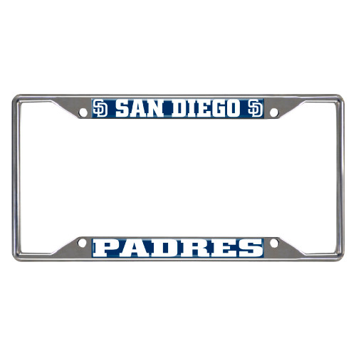 MLB - San Diego Padres License Plate Frame 6.25"x12.25"