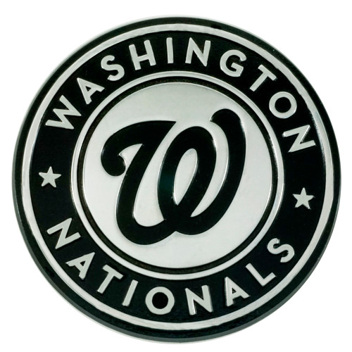 MLB - Washington Nationals Chrome Emblem 3"x3.2"