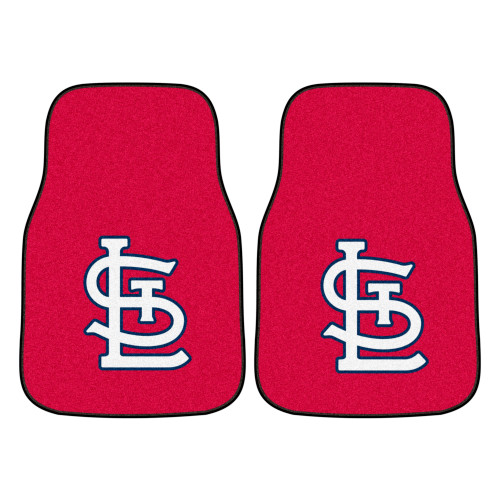 MLB - St. Louis Cardinals 2-pc Carpet Car Mat Set 17"x27"