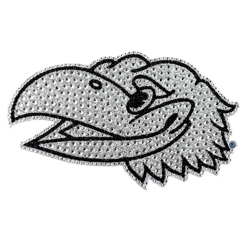 Kansas Jayhawks Bling Decal "Jayhawk Head" Logo