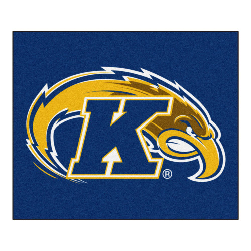 Kent State University - Kent State Golden Flashes Tailgater Mat "K & Golden Eagle" Logo Blue