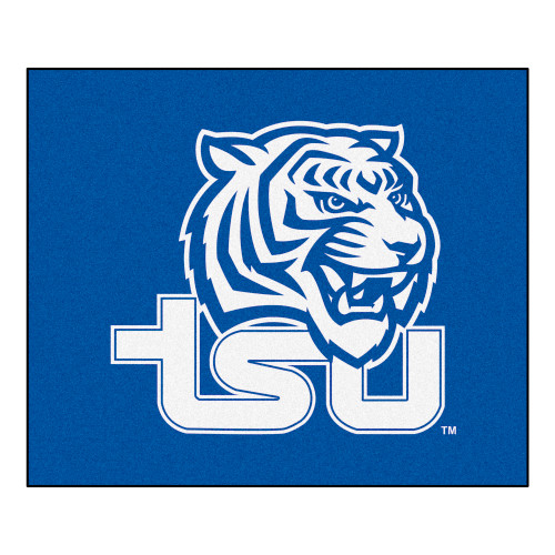 Tennessee State University - Tennessee State Tigers Tailgater Mat "Tiger & TSU" Logo Black