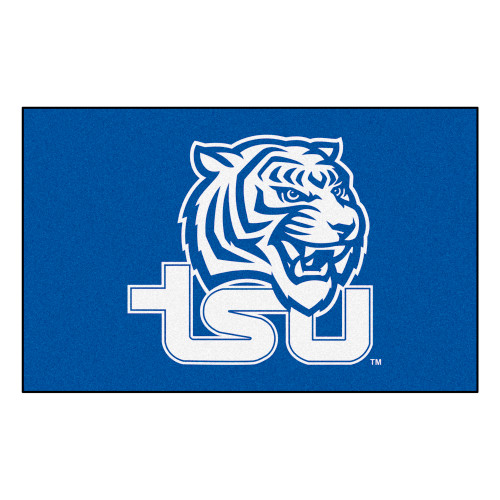 Tennessee State University - Tennessee State Tigers Ulti-Mat "Tiger & TSU" Logo Black