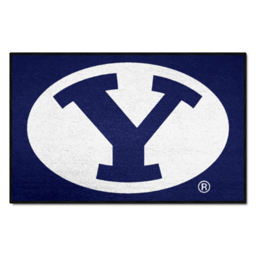 Brigham Young University - BYU Cougars Starter Mat "Oval Y" Logo Blue