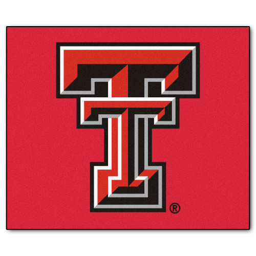 Texas Tech University - Texas Tech Red Raiders Tailgater Mat Double T Primary Logo Red