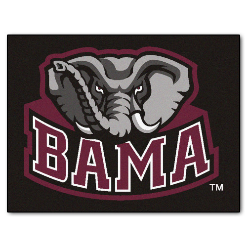 University of Alabama - Alabama Crimson Tide All-Star Mat "BAMA" Logo Black