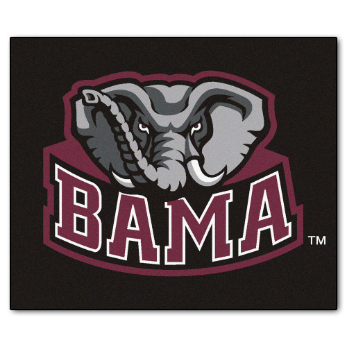 University of Alabama - Alabama Crimson Tide Tailgater Mat "BAMA" Logo Black