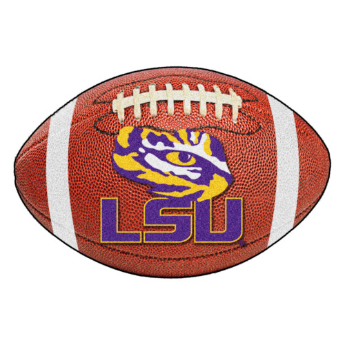 Louisiana State University - LSU Tigers Football Mat LSU Primary Logo Brown