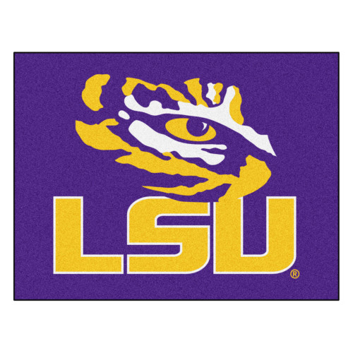 Louisiana State University - LSU Tigers All-Star Mat LSU Primary Logo Purple