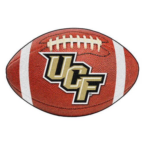 University of Central Florida - Central Florida Knights Football Mat UCF Primary Logo Brown