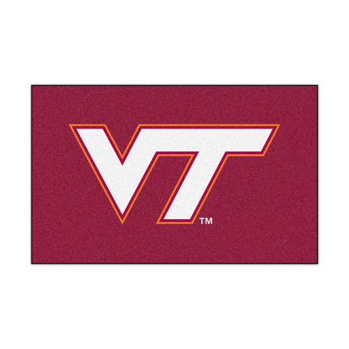 Virginia Tech - Virginia Tech Hokies Ulti-Mat VT Primary Logo Maroon