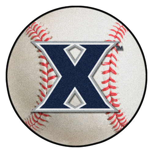 Xavier University - Xavier Musketeers Baseball Mat X Primary Logo White