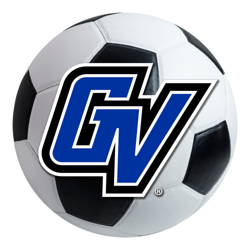 Grand Valley State University - Grand Valley State Lakers Soccer Ball Mat "GV" Logo White