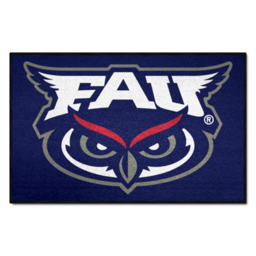 Florida Atlantic University - FAU Owls Starter Mat "FAU Owl" Logo Blue