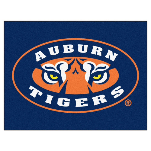 Auburn University - Auburn Tigers All-Star Mat "Tiger Eyes" Logo Navy