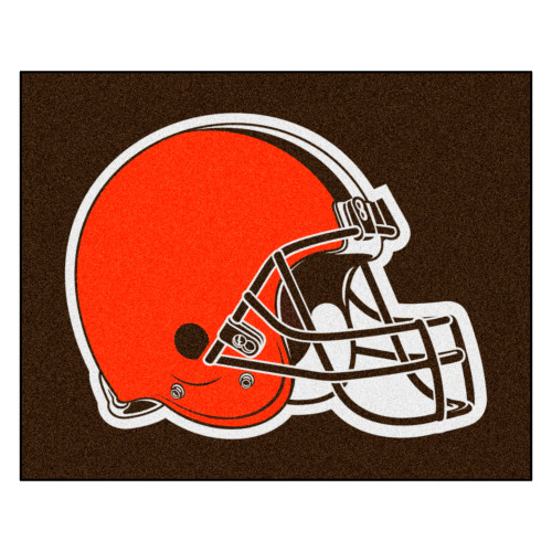 Cleveland Browns Tailgater Mat Browns Helmet Helmet Logo Brown