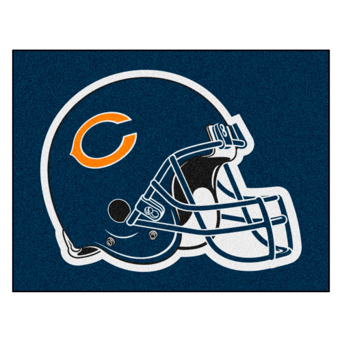 Chicago Bears All-Star Mat Bears Helmet Logo Navy