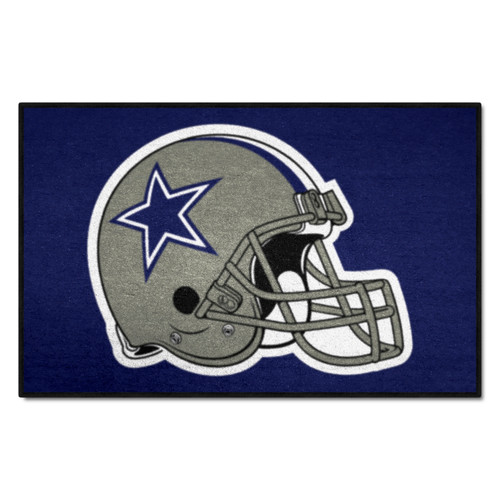 Dallas Cowboys Starter Mat Cowboys Helmet Logo Navy