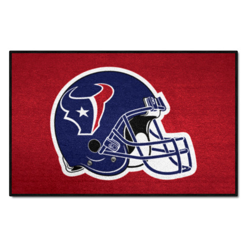 Houston Texans Starter Mat Texans Helmet Logo Red