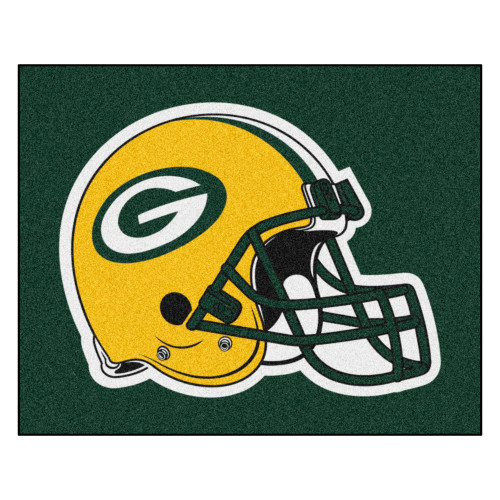 Green Bay Packers Tailgater Mat Packers Helmet Logo Green