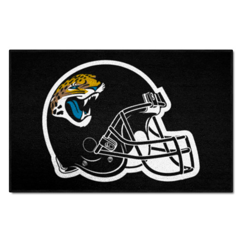 Jacksonville Jaguars Starter Mat Jaguars Helmet Logo Black