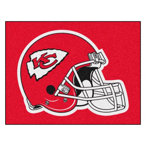 Kansas City Chiefs All-Star Mat Chiefs Helmet Logo Red