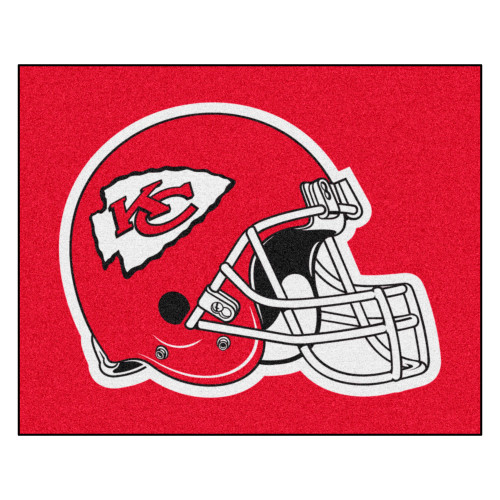 Kansas City Chiefs Tailgater Mat Chiefs Helmet Logo Red