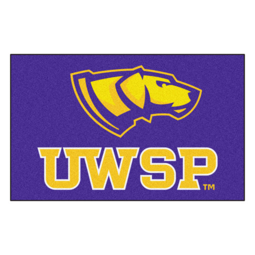 University of Wisconsin-Stevens Point - Wisconsin-Stevens Point Pointers Ulti-Mat "Pointer & UWSP" Logo Purple