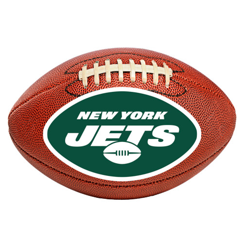 New York Jets Football Mat Oval Jets Primary Logo Brown