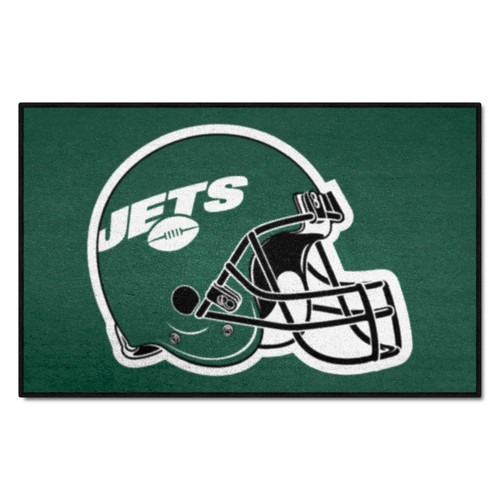 New York Jets Starter Mat Jets Helmet Logo Green