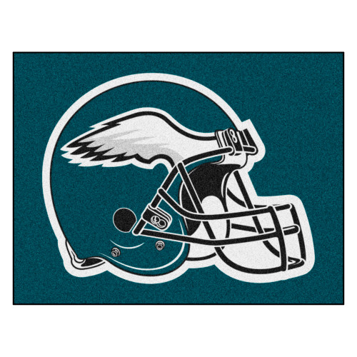Philadelphia Eagles All-Star Mat Eagles Helmet Logo Green