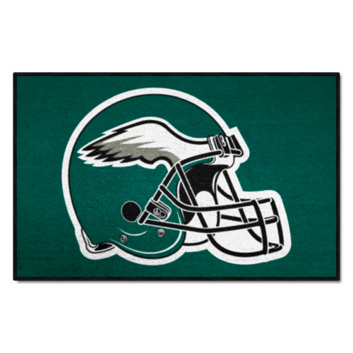 Philadelphia Eagles Starter Mat Eagles Helmet Logo Green