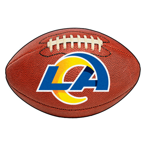 Los Angeles Rams Football Mat "Ram" Logo Brown