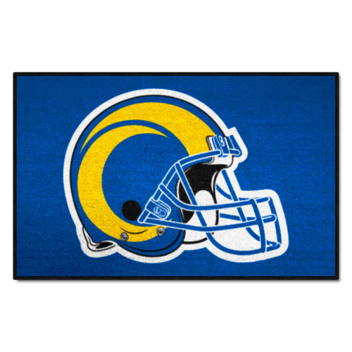 Los Angeles Rams Starter Mat Rams Helmet Logo Blue