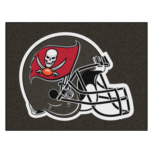 Tampa Bay Buccaneers All-Star Mat Buccaneers Helmet Logo Red